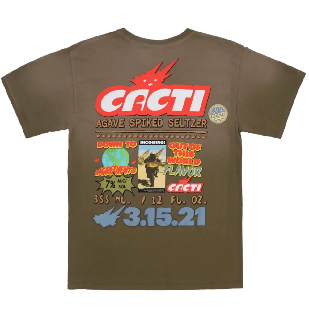 Travis Scott Cacti Down To Earth Tee 2